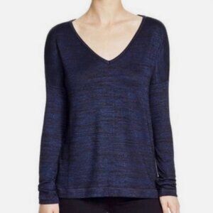 Rag & Bone Theo Long Sleeve V Neck long sleeve top women M